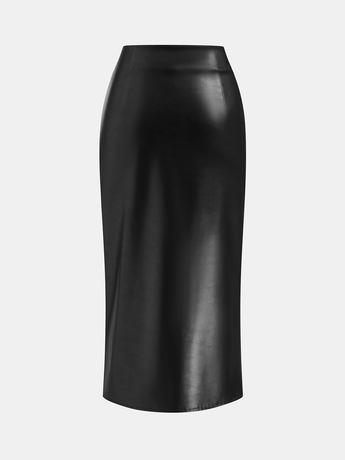 Sleeveless Bodysuit and Faux Leather Skirt Set