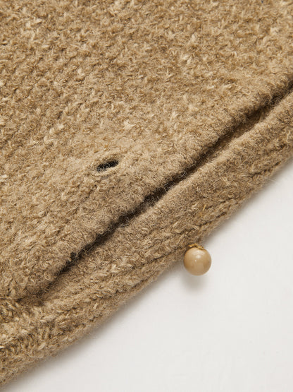 Wool-Blend Mock Neck Sweater Vest