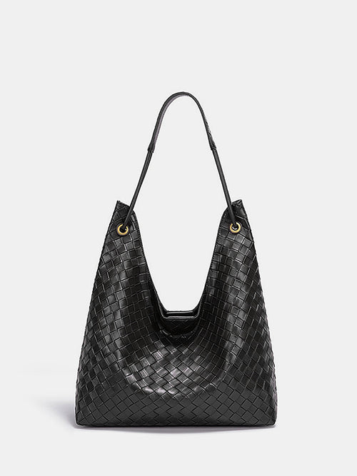 Woven Large Capacity Shoulder Tote Bag