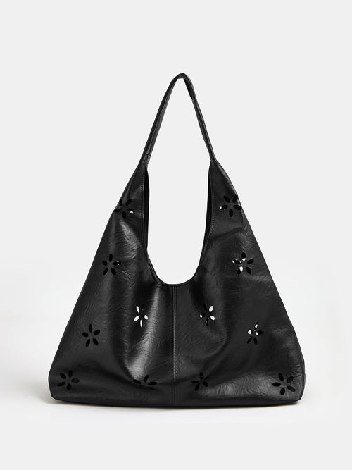 Floral Cutout Large Tote Bag