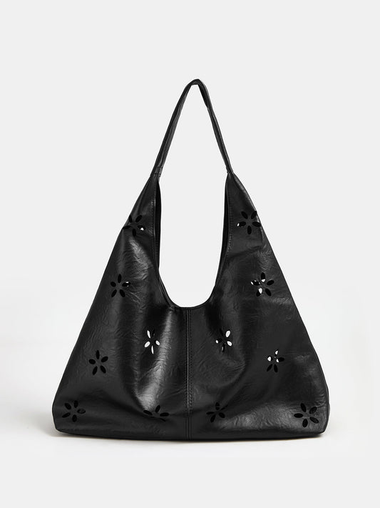 Floral Cutout Large Tote Bag