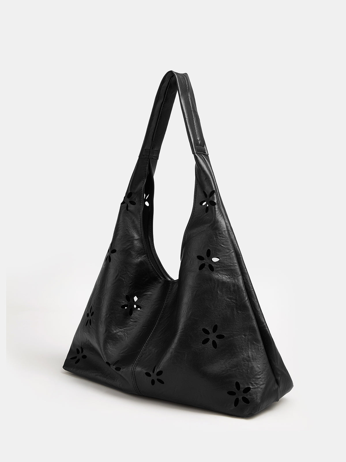 Floral Cutout Large Tote Bag