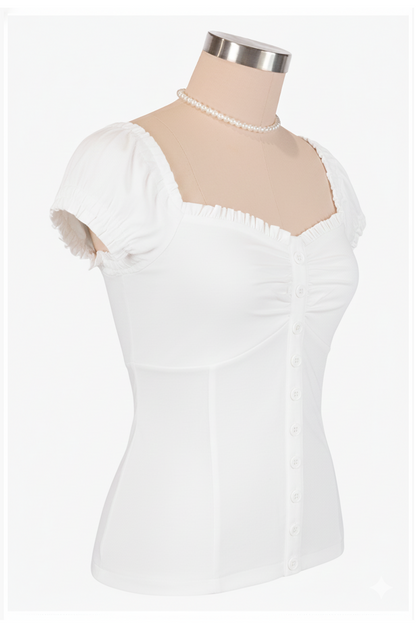 Cherry Bomb Classic Camisole (Off White)
