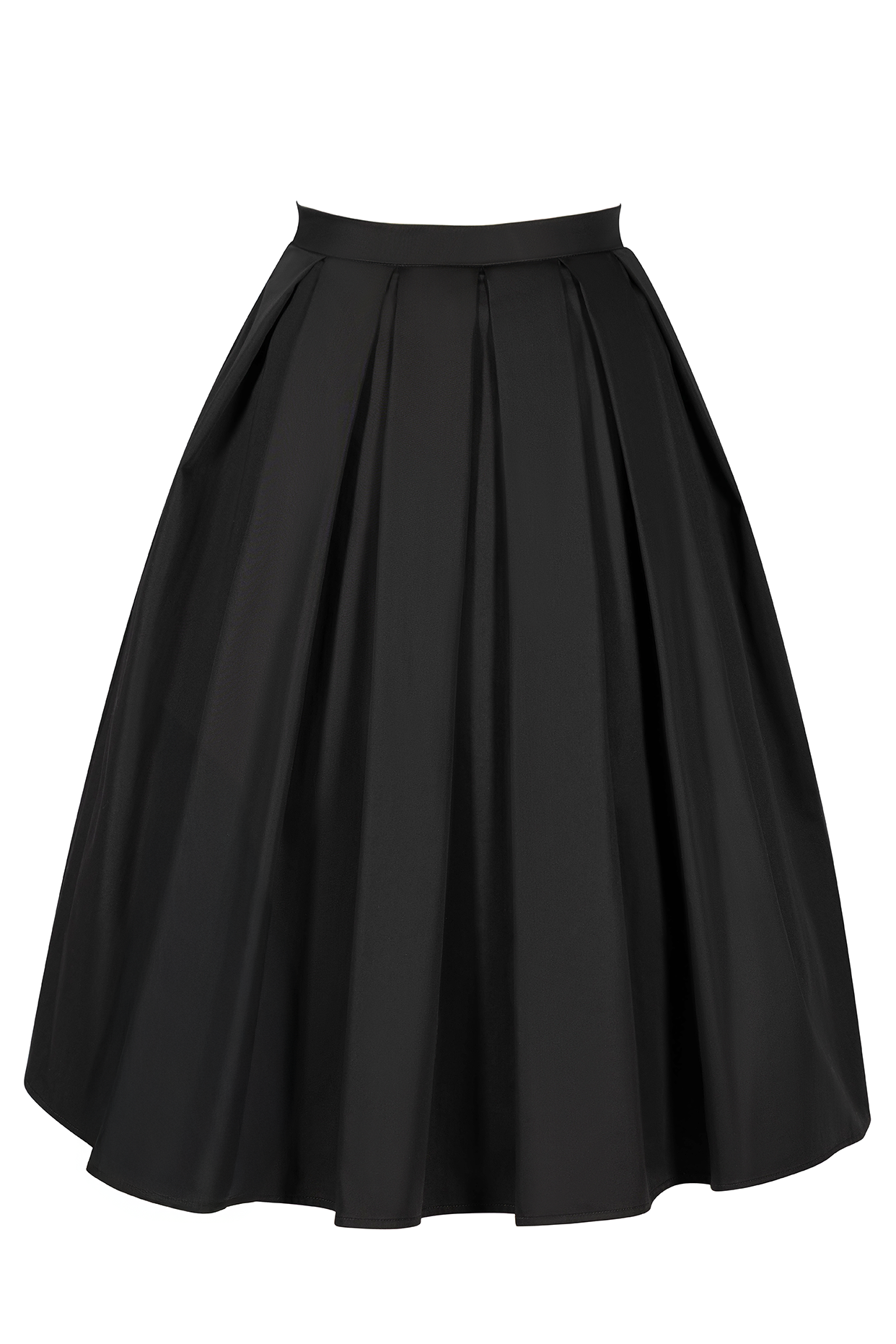 Kitten Noir Tea Length Full Skirt