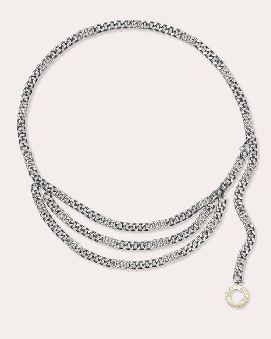 Drea Chain Belt | SILVER