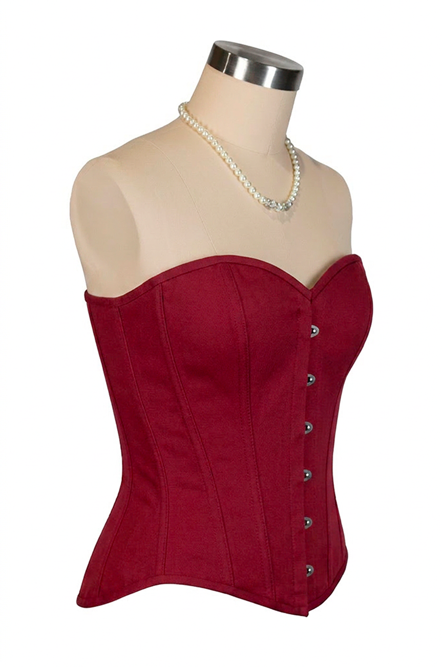 D'Amour Steel Boned Corset (Red)