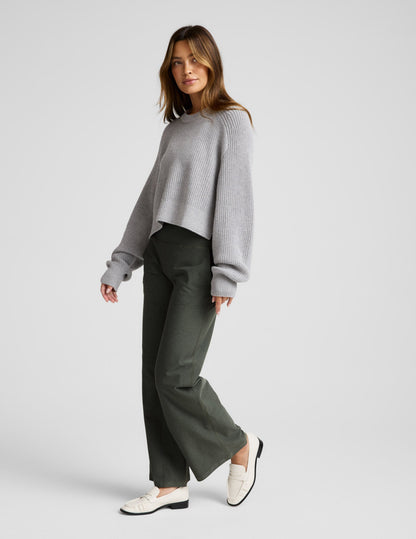 Ready For Anywhere Hi Lo Sweater