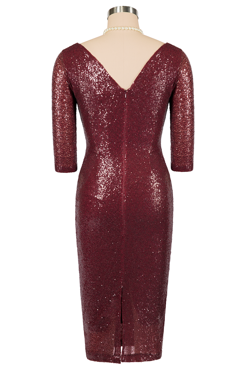 D'Amour Twinkle Vamp Dress (Red)