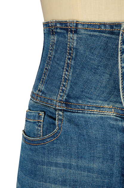 Vegas Wide Leg Denim Jean (Light Denim)