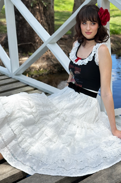 Porcelain Full Skirt
