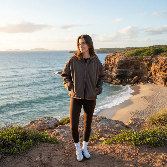Adults Water Resistant Sherpa Cropped Drying Robe 🇬🇧