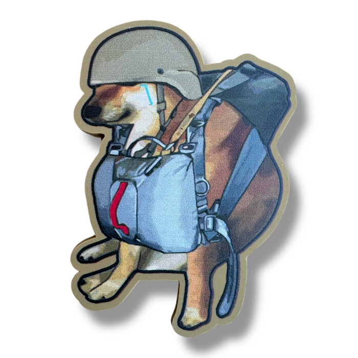 Airborne Cheems PVC Patch