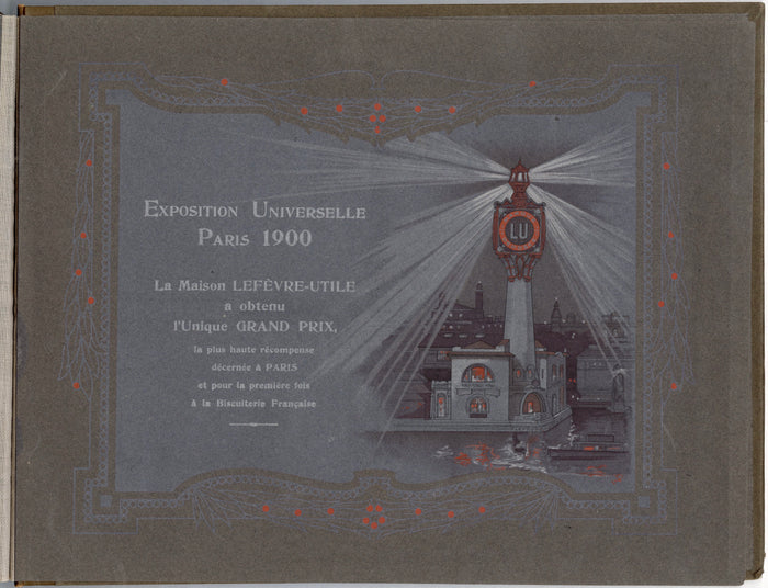 Antique Lefevre Utile Biscuits Celebrity Card Album, Art Nouveau PDF ONLY