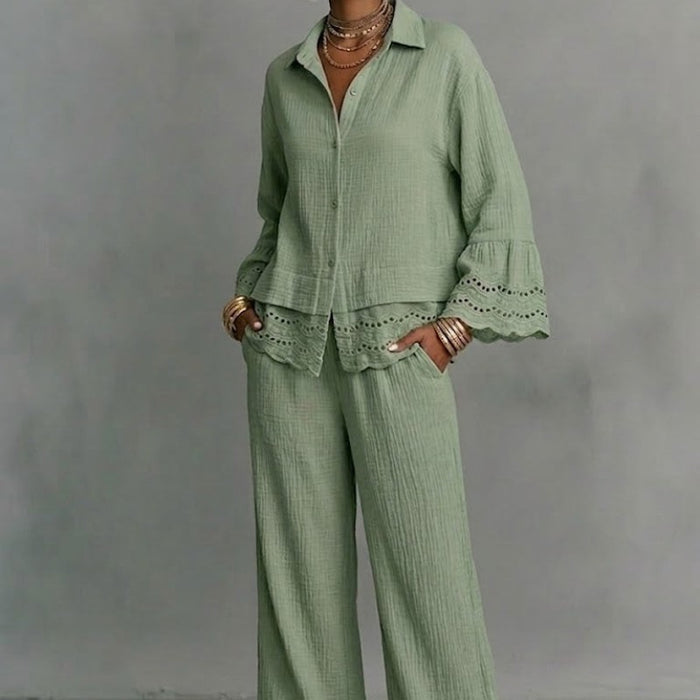 Aria™ Embroidered Co-Ord Set