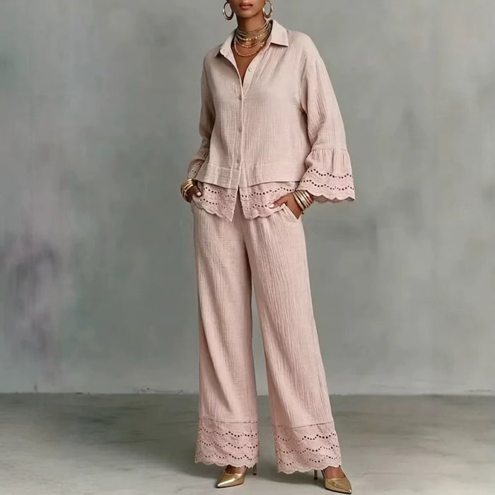 Aria™ Embroidered Co-Ord Set