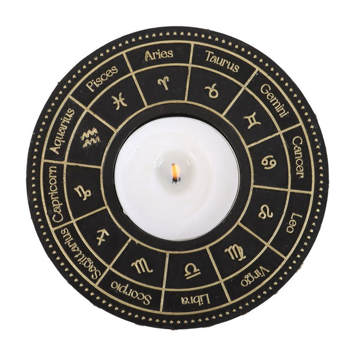Astrology Wheel Tealight Candle Holder 🇬🇧