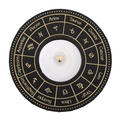 Astrology Wheel Tealight Candle Holder 🇬🇧