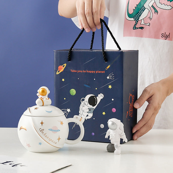 Astronaut Ceramic Mug Planetary Mug 🇨🇳
