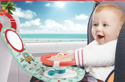 Baby Kids Electric Simulation Steering Wheel Toy Driving Interactive Musical Educational Toy 🇨🇳