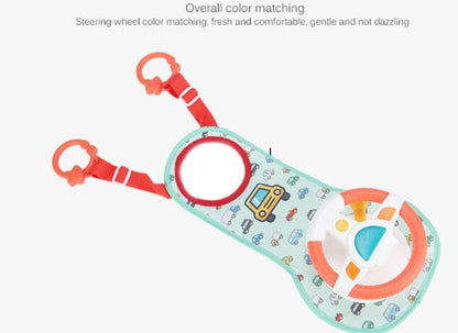 Baby Kids Electric Simulation Steering Wheel Toy Driving Interactive Musical Educational Toy 🇨🇳