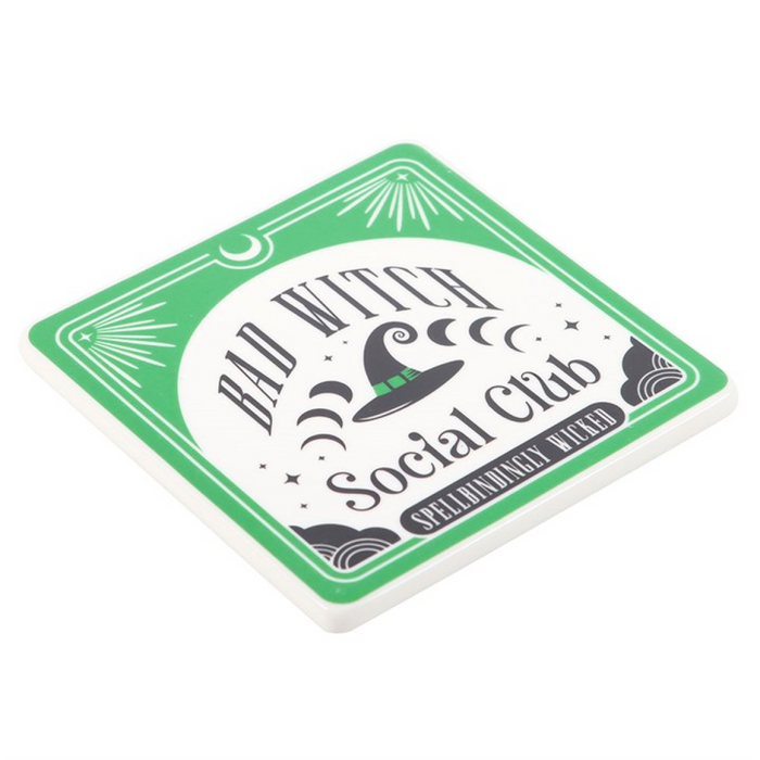 Bad Witch Social Club Mug and Coaster Set 🇬🇧