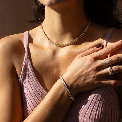 Baguette Tennis Bracelet