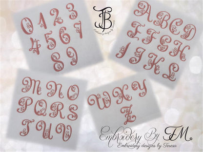 Banner - combination of felt and lace and alphabet/5x7 hoop