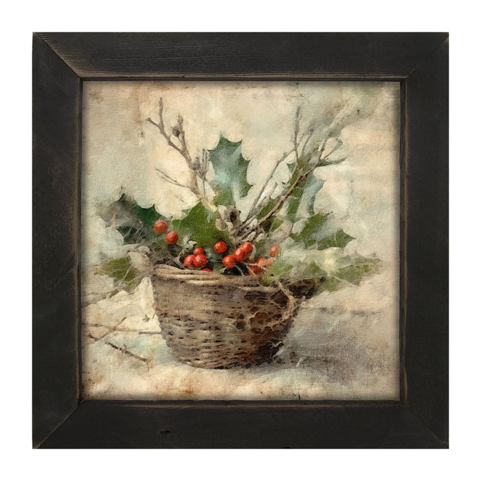 Basket - Holly Berries