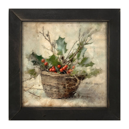 Basket - Holly Berries