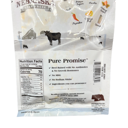 BBQ Beef Jerky | 1.5 oz | Nebraska Star Beef