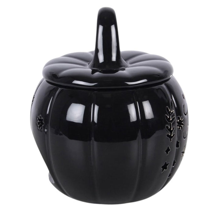 Black Folk Pumpkin Oil Burner and Wax Warmer 🇬🇧