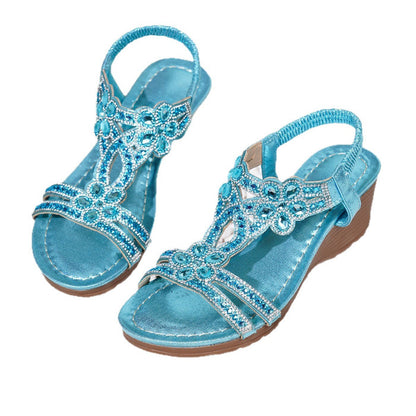 Bohemian-style Thick-soled Wedge Sandals 🇨🇳