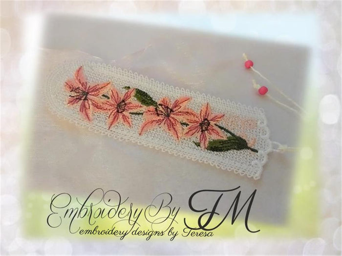 Bookmark Lily / 5x7 hoop