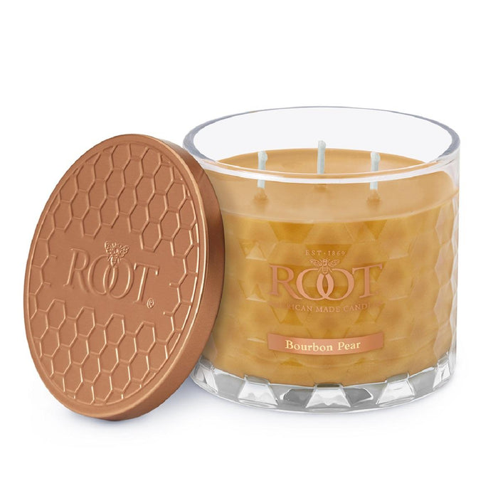 Bourbon Pear 3 Wick Honeycomb