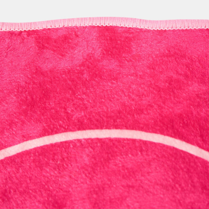 Bow Print Velvet Bath Mat - Hot Pink 🇬🇧