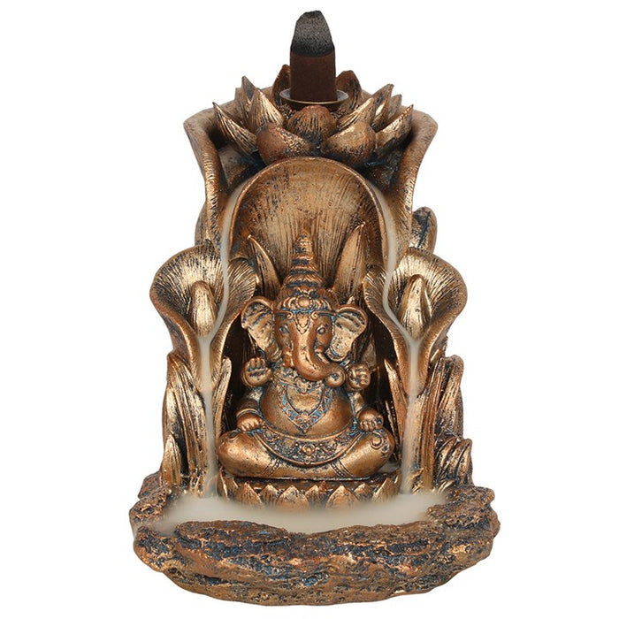 Bronze Ganesh Backflow Incense Burner 🇬🇧