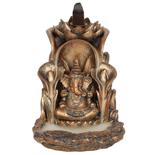 Bronze Ganesh Backflow Incense Burner 🇬🇧