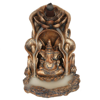 Bronze Ganesh Backflow Incense Burner 🇬🇧