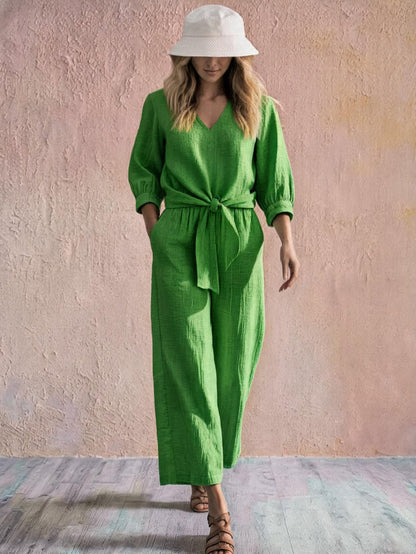 Camille™ V-Neck Two-Piece Set