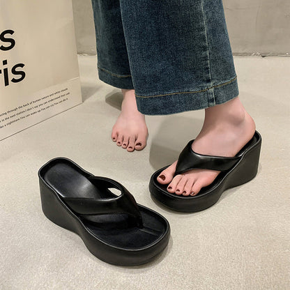 Capri thick platform wedge sandal