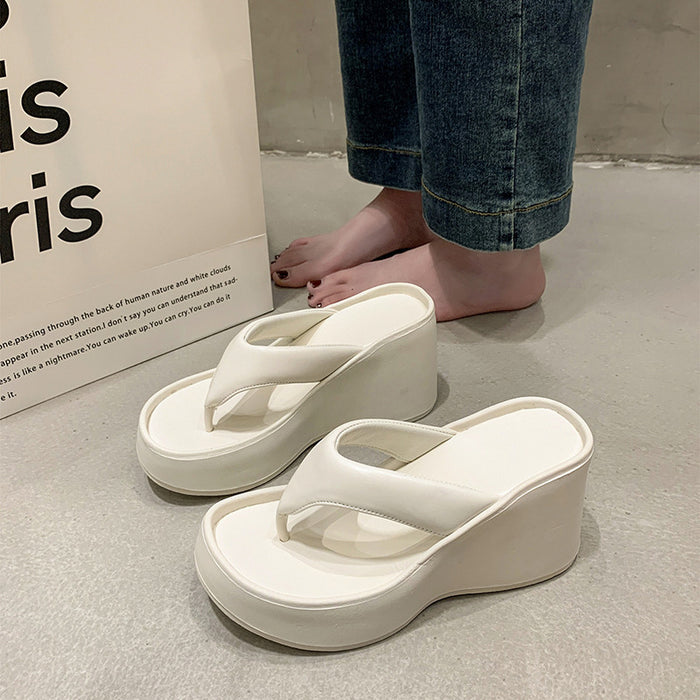 Capri thick platform wedge sandal