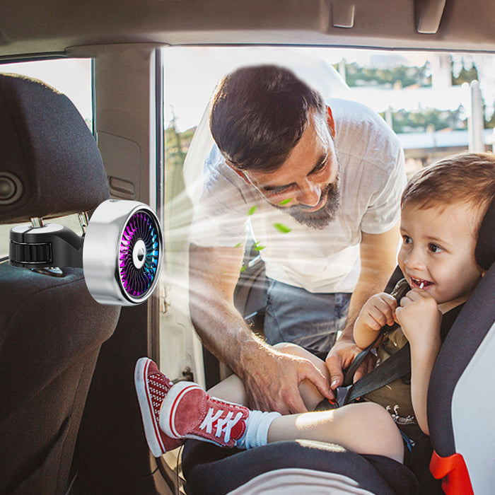 Car Fan Rear Seat USB Hook Electric Fan 🇨🇳