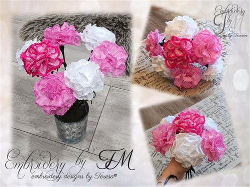 Carnation FSL/4x4 hoop/two variations