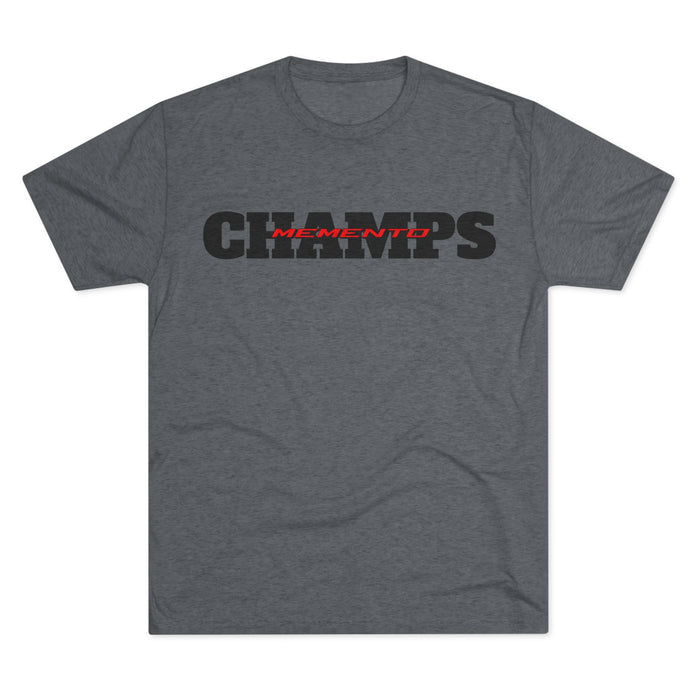 CHAMPS Unisex Tri-Blend Crew Tee - Memento Mori Clothing