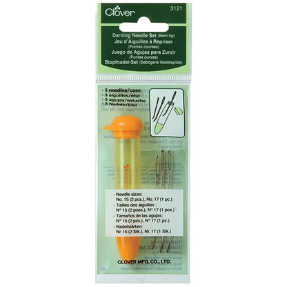 Chibi Darning Needle Set Bent Tip (yellow) 3121