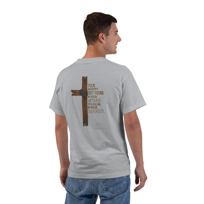 Christian Cross T-Shirt: Redeem Your Identity Graphic Tee