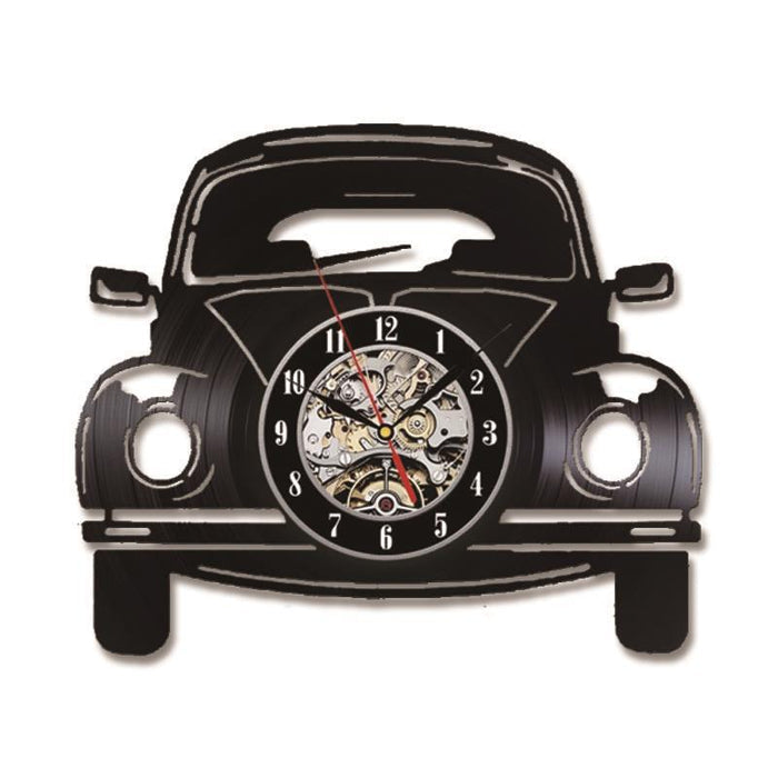 Classical Car Circular Hollow Vinyl Record Wall Clock 🇨🇳