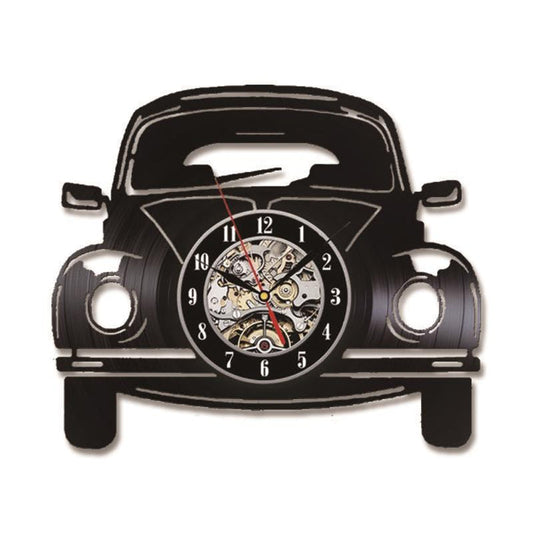 Classical Car Circular Hollow Vinyl Record Wall Clock 🇨🇳