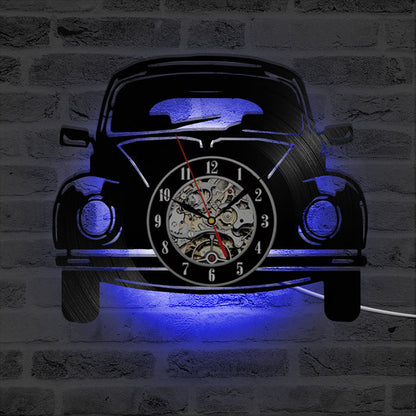 Classical Car Circular Hollow Vinyl Record Wall Clock 🇨🇳