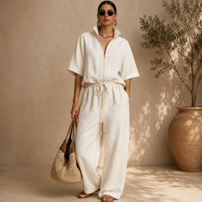 Cleo™ Relaxed Wide-Leg Co-Ord Set